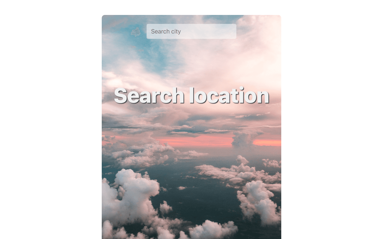 Weather application