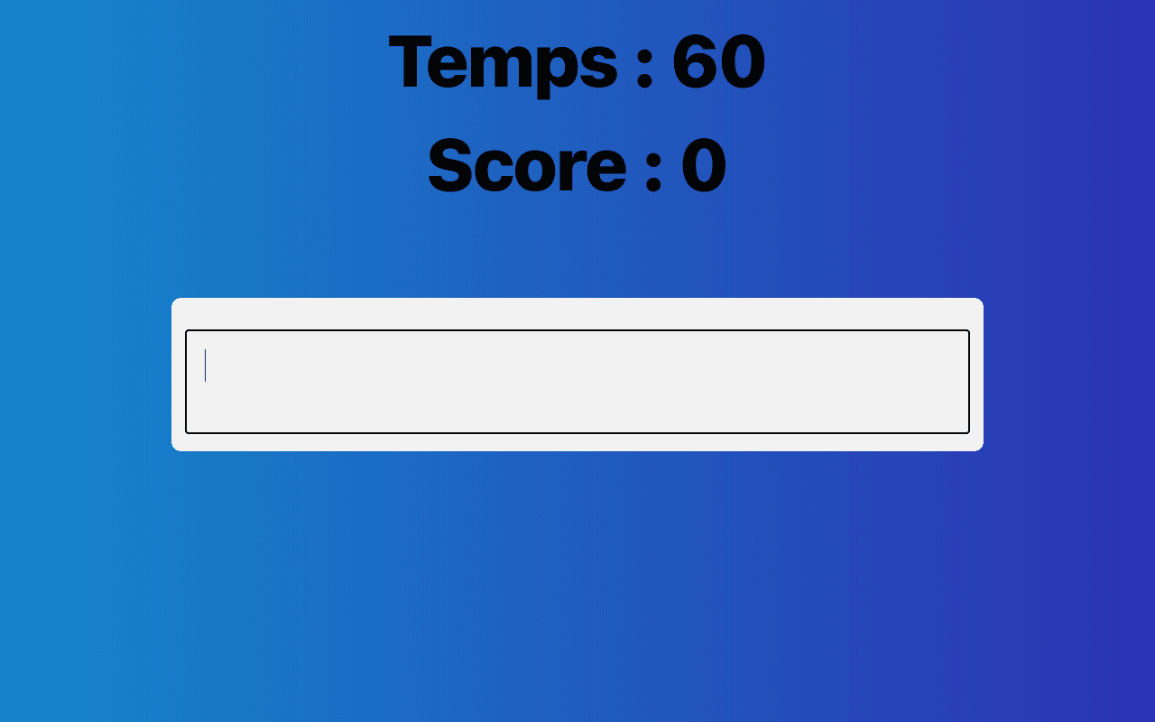 typing exercice